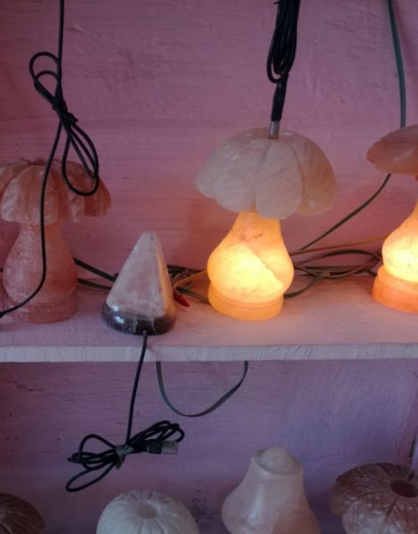 Salt Lamp with Shaps